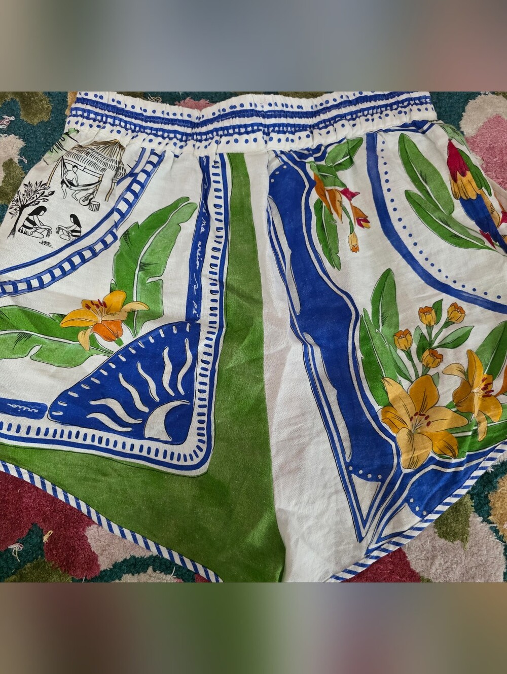 Farm Rio Linen Blend Tropical Set - Picture 9 of 9